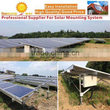 Screw Base Solar Panel Ground Mounting Structures