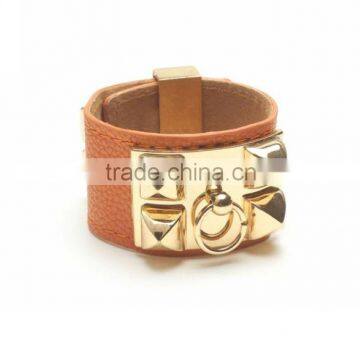 2013 Fashion jewelry leather wristbands for young #16001-1