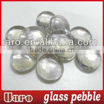 Glass Pebble Tile/Pure Glass Pebble Tile/Polished Glass Pebble Tile