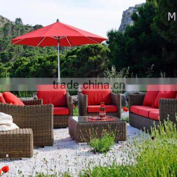 Modular patio wicker synthetic rattan sofa set outdoor furniture - Patio garden sofa- outdoor sofa set