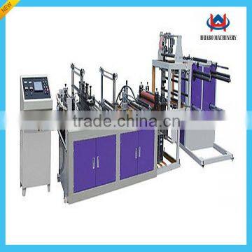 China non-woven lock bag making machine