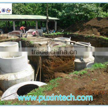 China Puxin High Quality Small Wastewater Treatment System in Biogas