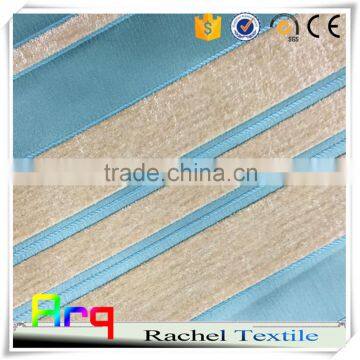 Stripe Modern Chenille Fabric Using for Sofa Cover, Cushion Cover, Curtain Jacquard Type photo-2