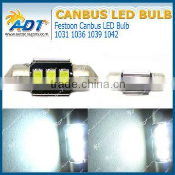 Super Bright Error Free 31mm C5W 5630 SMD Festoon LED Light Bulb with aluminum heat sink