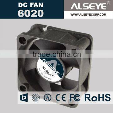 Alseye CB1701 manufacture 12v axial fan 60*60*20mm micro fan