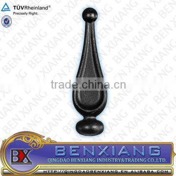 Wrought Iron Safety Ball Topped Railheads