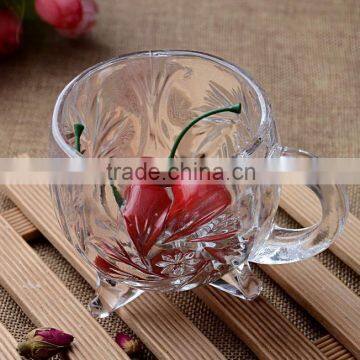 glass tea cup coffee cup tea cup with foot
