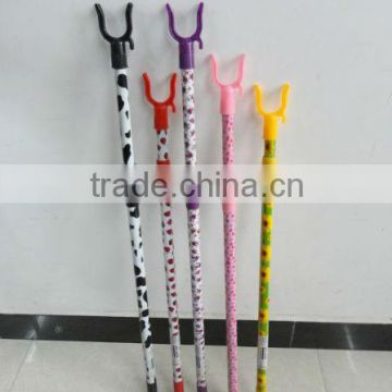 Cloth Fork Telescopic Fork Telescopic Pole With Plastic Fork PVC Cover