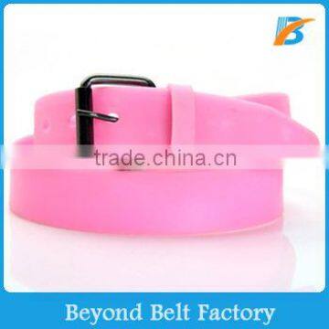 Eco-friendly Fashion Candy Color Silicone Rubber Golf Belt