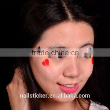 Custom New Fashion Party Face Rhinestone Tattoo Sticker Acrylic Makeup Self-adhesive Face Paint Sticker photo-3