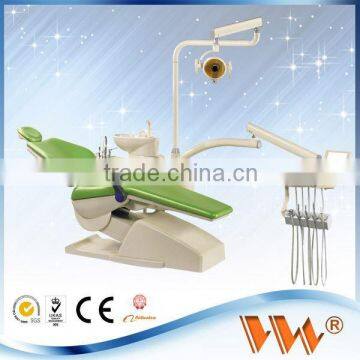 vw-806 down mounted dental chair good fan and wheels portable dental unit