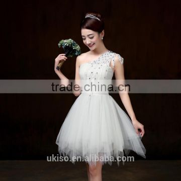 Wedding Bridesmaid Dresses Short Girl Prom Gowns Women Party Princess Ball Dress