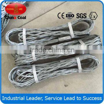 Flat braided steel wire rope lifting sling