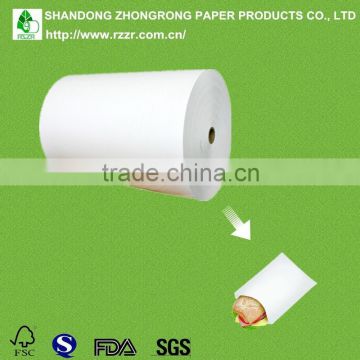 food packing white kraft/craft paper with PE