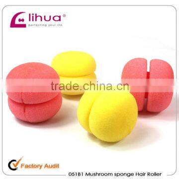 Quality breathable sponge Sleeping Beauty mushroom hair roll
