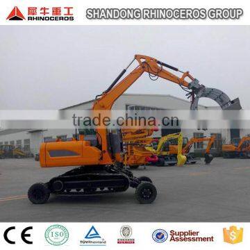 48kw wheel excavator/0.3m3 bucket crawler excavator/8 ton mini diesel excavator