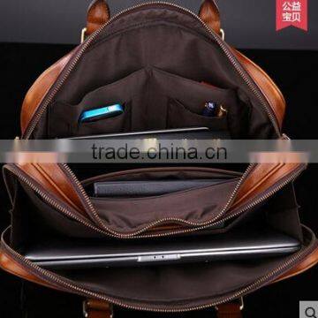 2015 New Style Black Leather Briefcase,office Supply Briefcase ,customised Briefcase photo-4