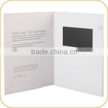 Best Custom 7 Inch LCD Paper Video Brochure for Advertising