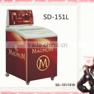 151L mini ice cream chest freezer ,mini ice cream freezer