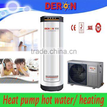 3-10KW Residential split freestanding wall mounted air source heat pump hot water heating for bathroom, heated floor with CE, CB