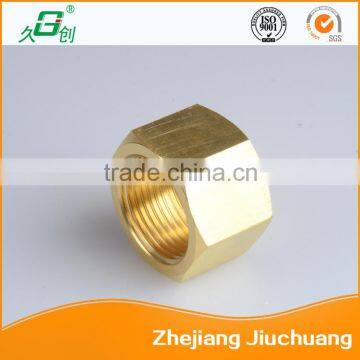 China factory manufacture supplier brass hex nut,threaded insert hex nut
