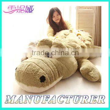 High Quality 2 Meters Custom Soft Plush Crocodile Pillow