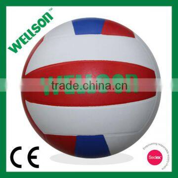 Colorful rubber volleyball