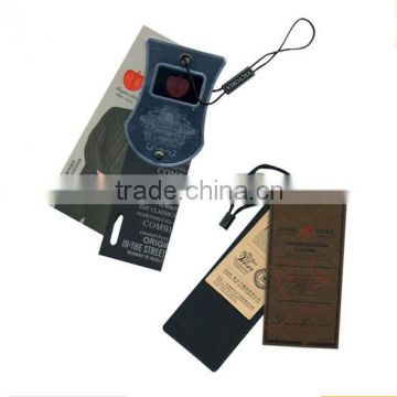 UV printed paper hang tag with Plastic Seal String