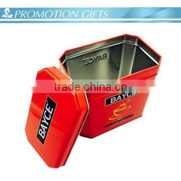 Chinese small eco-friendly square tin tea box