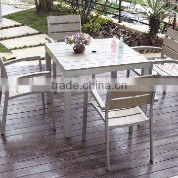 hot sell polywood dining table and chair outdoor furniture set