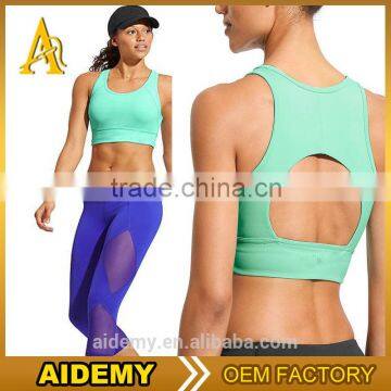 ladies padded sports bra tops fitness sprots wear custom blank sports bra