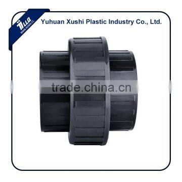 plastic gray socket female thread PVC union pipe fitting