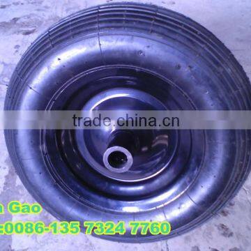 wheel barrow tire with rim / pneumatic rubber wheels 480/4.00-8