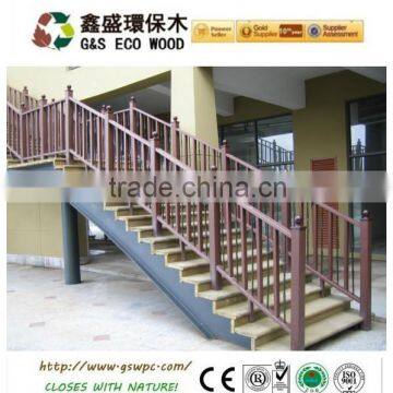 An-ti corrosion outdoor waterproof wpc fence / wpc railing