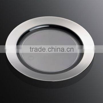 9"Plastic Round Disposable Dinner Plate photo-4