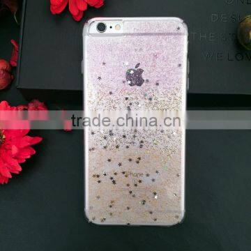 Luxury Contrast Color Flash Powder pc Shell Cover for Iphone