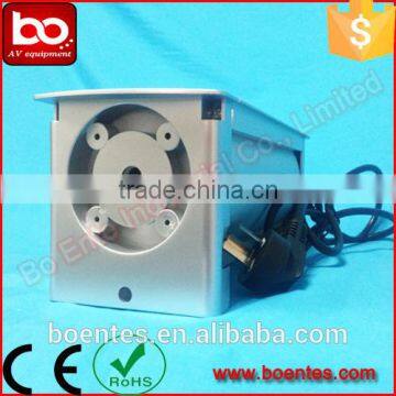 Manual Flip Up Desktop Socket With 4 Power Plug for Conference Table photo-3