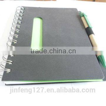 wholesale notebook spiral notebook with ball pen