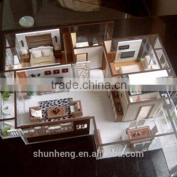 Architectural Model Layout With Lighting 1/25