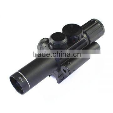 Cheap high quality no infrared thermal imaging rifle scope for hunting , hunting night vision scope with red dot laser