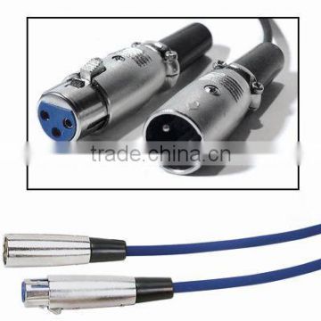 100 Feet XLR Male To XLR Female Mic Cable Blue