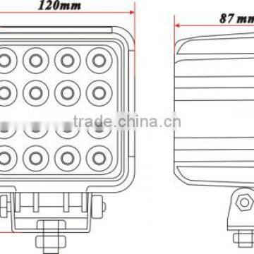 48W High Power LED Work Light Mining Truck Lamp LH-179 photo-2