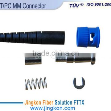 Optical Fiber Connector parts STwith plastic housing