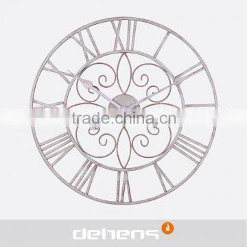 DEHENG 20 Inch Big Size Iron Outdoor Floor Wall Clock photo-3