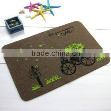Dust Remove Door Mat Anti Slip Printing Embroidered Rugs photo-5
