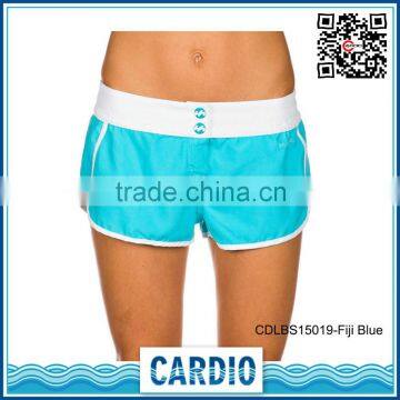 fashionable solid color custom printed bali stretch shorts