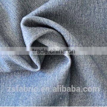 ZHENGSHENG Rayon/Polyester blend Stretch Fabric for Woman's Pants garment tr Twill Fabric Solid dyed double color Fabric