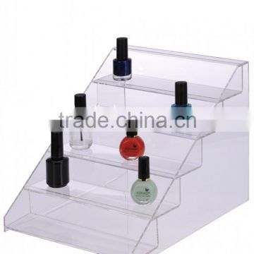 5 tiers Counter-sitting Nail Polish Acrylic Display Rack/5 tiers Nail Polish Floor Standing Rack Display