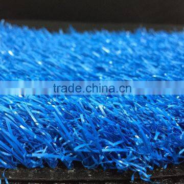 Blue rainbow artificial lawn for landscape ornament