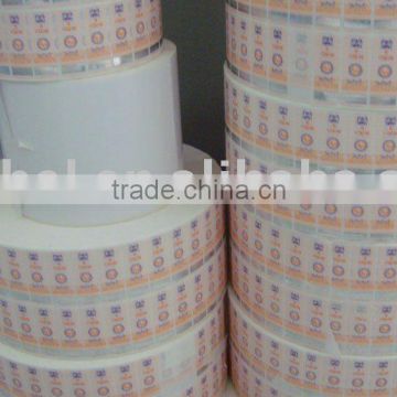 Barcode roll labels